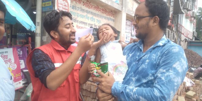 লক্ষ্মীপুরে ৩ লাখ শিশুকে খাওয়ানো হচ্ছে ভিটামিন এ প্লাস ক্যাপসুল