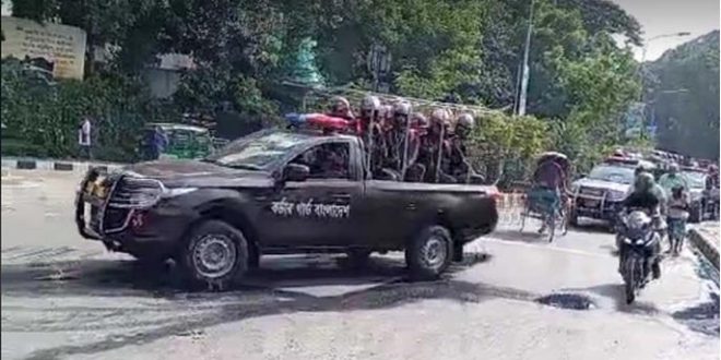 কাকরাইলে বিজিবি মোতায়েন