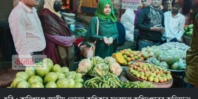 ঝিনাইদহের কালিগঞ্জে জাতীয় ভোক্তা অধিকার সংরক্ষণ অধিদপ্তরের অভিযান পরিচালনা