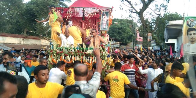 শ্রী শ্রী জগন্নাথ দেবের রথযাত্রা পালিত