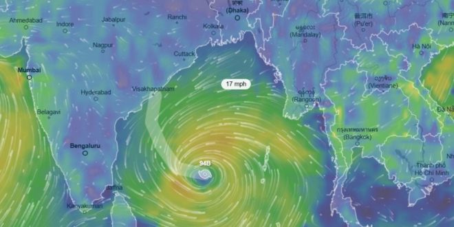মঙ্গলবার সন্ধ্যায় উপকূলে আঘাত হানবে ঘূর্ণিঝড় মোন্থা, প্রভাব পড়বে যেসব জেলায়