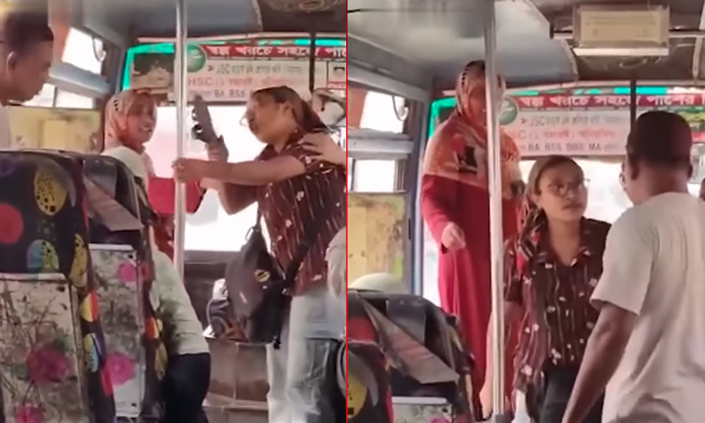 পোশাক নিয়ে কটুক্তিকারীকে জুতাপেটা করলেন তরুণী
