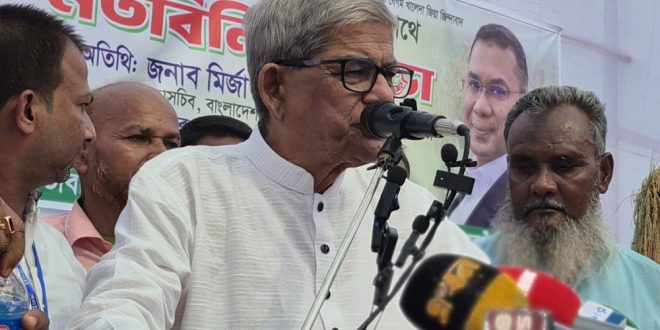 জনগণ গণভোট-সনদ বোঝে না : মির্জা ফখরুল