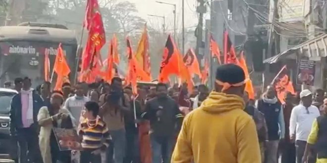 পশ্চিমবঙ্গ ও ত্রিপুরায় আজও বাংলাদেশ সরকারের বিরুদ্ধে বিক্ষোভ