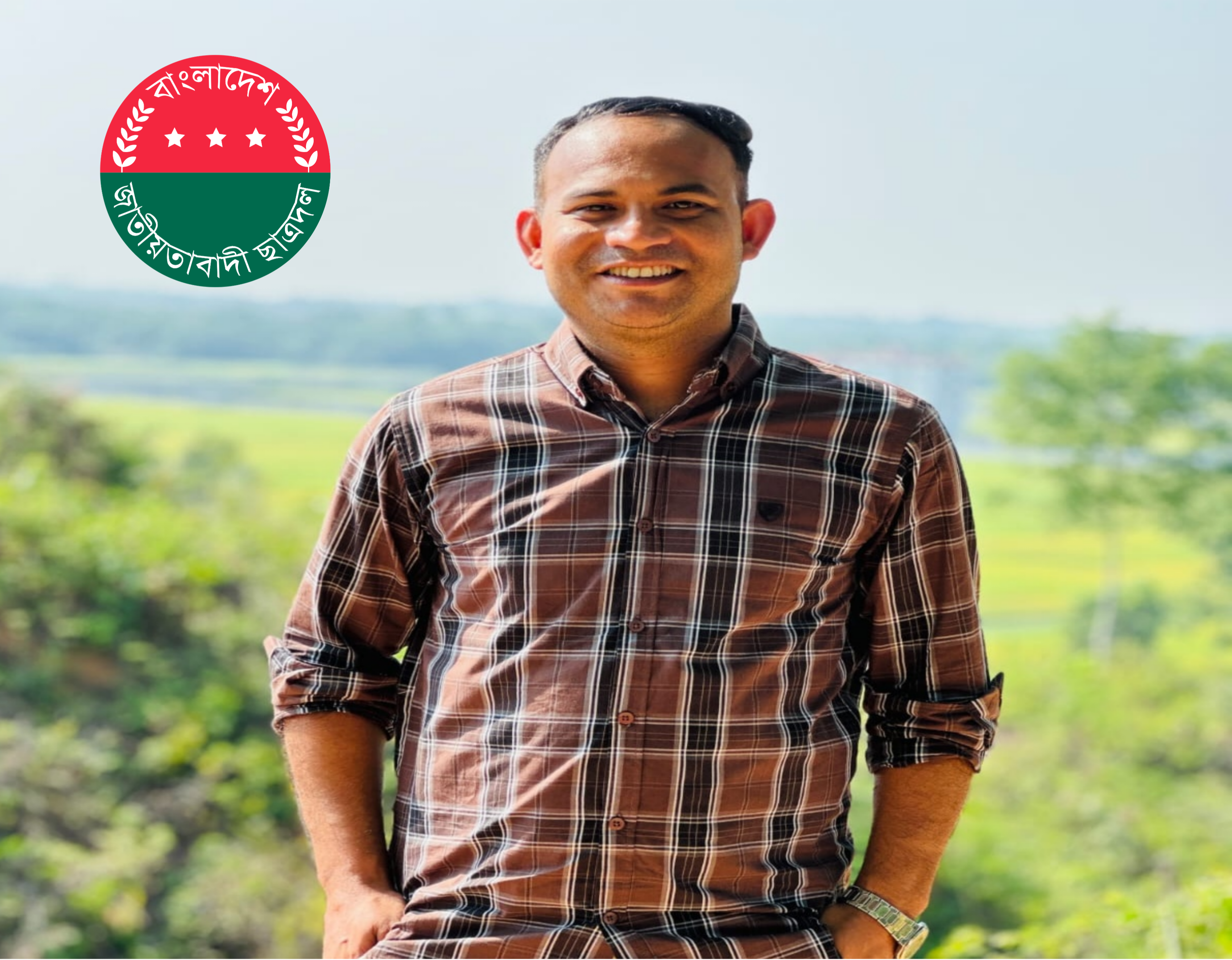 লক্ষ্মীপুরে তরুণ নেতৃত্বের উজ্জ্বল উদাহরণ জেলা ছাত্রদল সভাপতি প্রার্থী জাহিদ