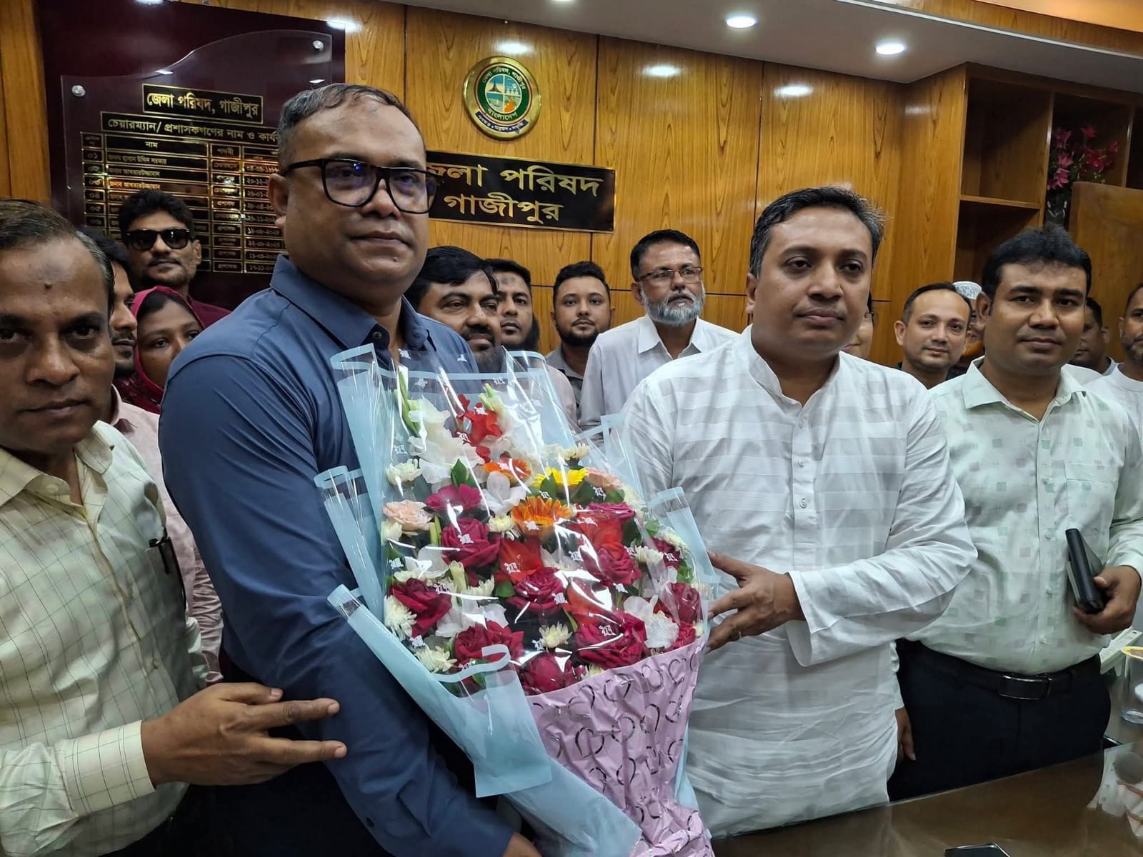 গাজীপুর জেলা পরিষদের নতুন প্রশাসক হিসেবে যোগ দিলেন চৌধুরী ইশরাক