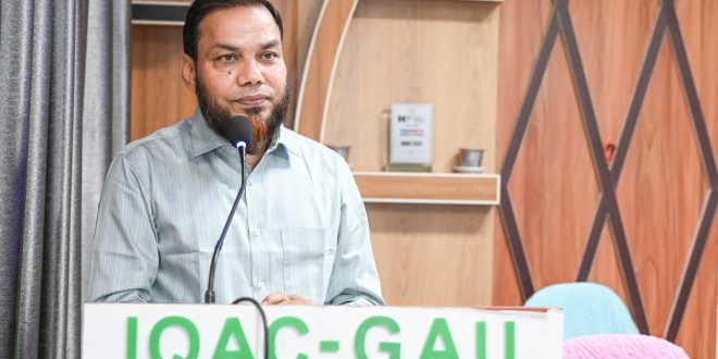 গাকৃবিতে বিশ্ব মেধাস্বত্ব দিবস উপলক্ষে সেমিনার উদ্ভাবন সুরক্ষায় মেধাস্বত্ব অপরিহার্য: গাকৃবি ভিসি