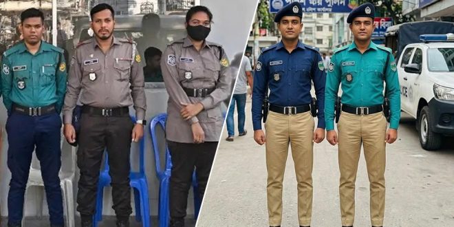 বদলে যেমন হচ্ছে পুলিশের পোশাক