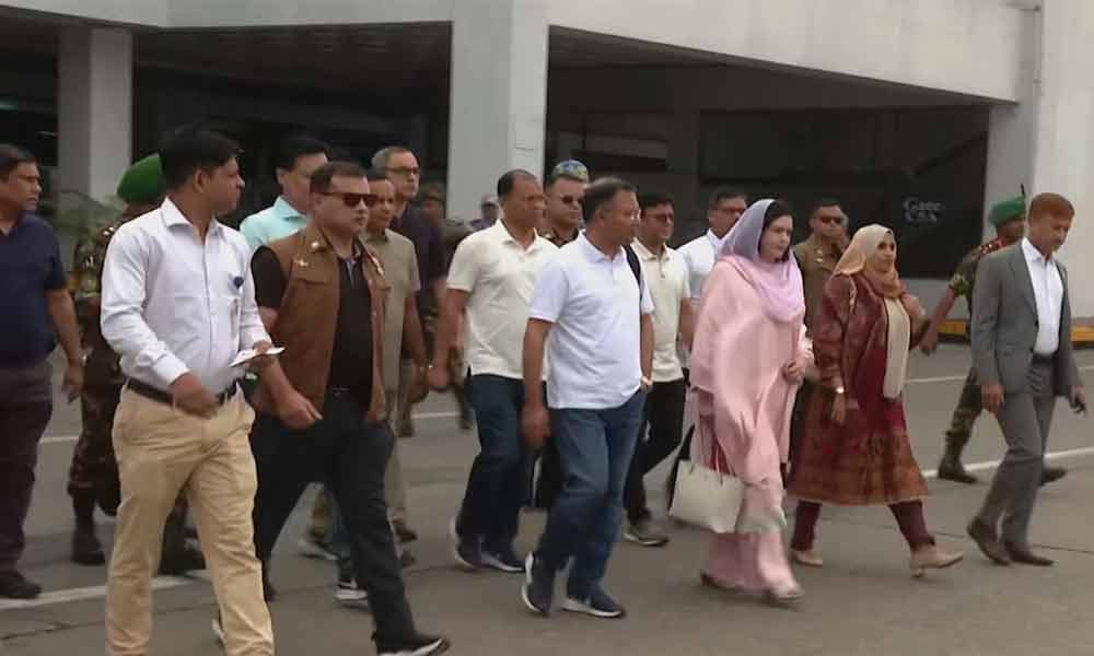 সিলেটে পৌঁছেছেন প্রধানমন্ত্রী