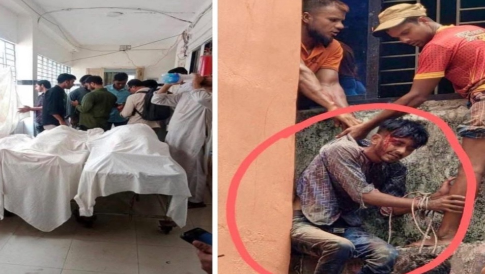 রায়পুরে মা ও ২ মেয়েকে কুপিয়ে হত্যা, গণপিটুনিতে হত্যাকারির মৃত্যু