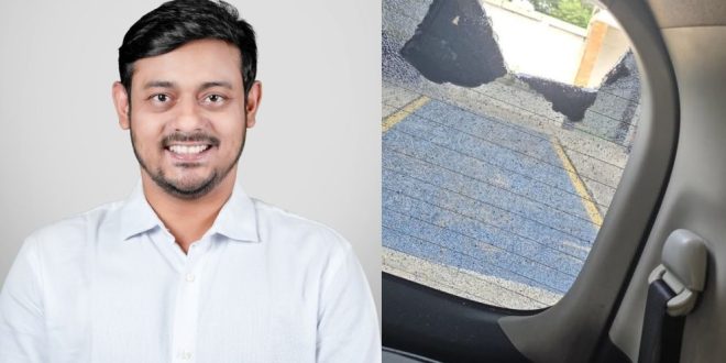 নাসীরুদ্দীন পাটওয়ারীর গাড়িবহরে হামলা