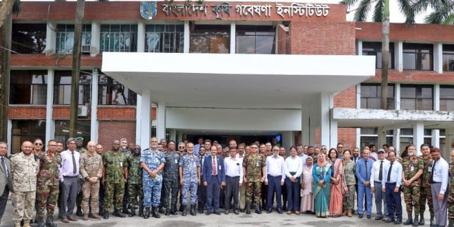 এনডিসি প্রতিনিধি দলের বারি পরিদর্শন