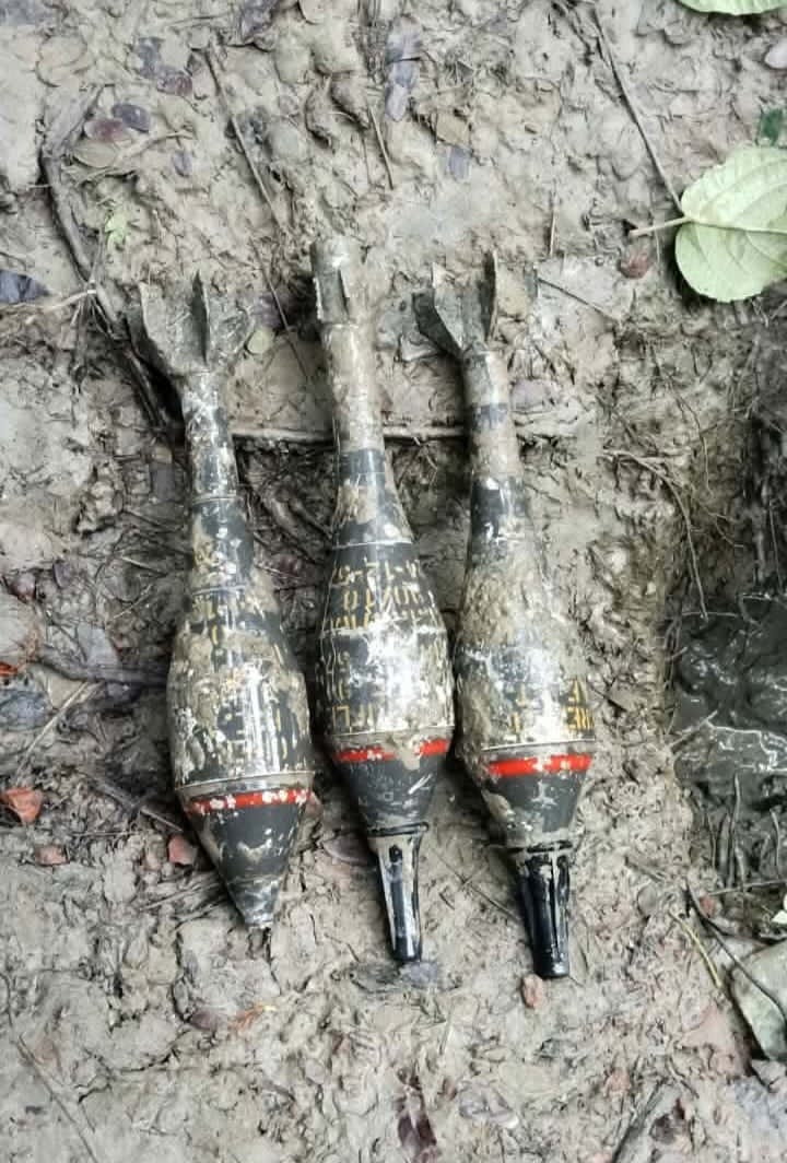 লক্ষ্মীপুরে মাটি খননের সময় মিলল যুদ্ধে ব্যবহৃত ৩টি মর্টার শেল